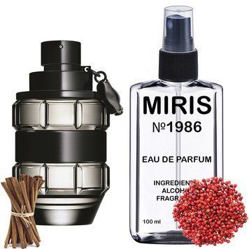 Парфуми MIRIS №1986 (аромат подібний на Spicebomb) Чоловічі 100 ml 131304 фото